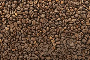 Legume Images Prints: Whole offee beans as background
