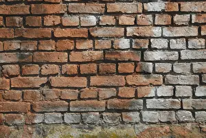 Full Frame Brick Image Prints: Old brick wall