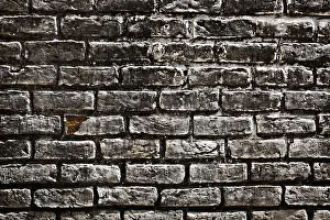 Uninhabited Construction Site Prints: Old brick wall texture