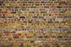 Brick Pattern Design Prints: Old brick wall texture background
