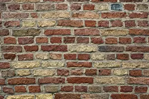 Old Brick Wall Texture Prints: Old brick wall texture background