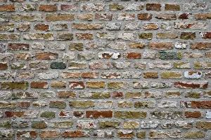 Old Brick Wall Texture Prints: Old brick wall texture background