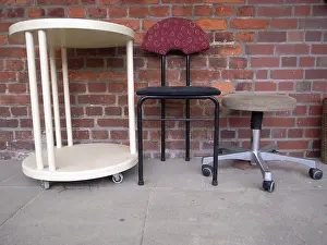 Domestic Waste Management Prints: Old chairs