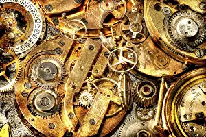 Old Clockwork Germany Prints: Old clockwork, Germany
