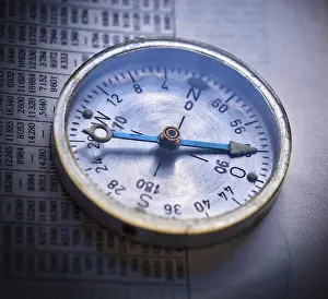 Musical Instrument History Prints: Old compass