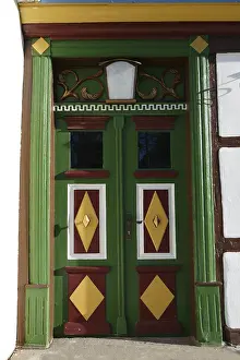 Sport Prints: Harz Region Old Front Door Print