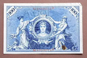 German Federal Republic Currency Prints: Old german banknote 1908