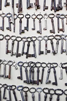 Studio Shot Of Keys Prints: Old keys