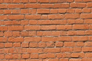 Historic City Centre Photography Prints: Old red brick wall as background
