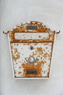 Deserted Postal Service Prints: Old rusty mailbox