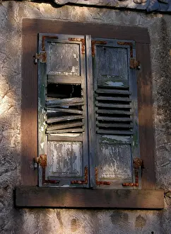 Deserted Window Prints: Old shutter