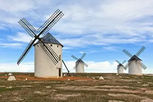 Campo De Criptana Windmill Prints: Old Spanish windmills, Campo de Criptana
