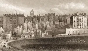 Edinburgh Old Town Prints: Part of the Old Town, Edinburgh