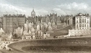 Edinburgh Old Town Prints: Part of the Old Town, Edinburgh