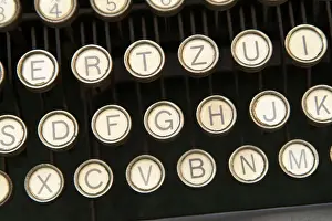 Old Typewriter Prints: Old typewriter
