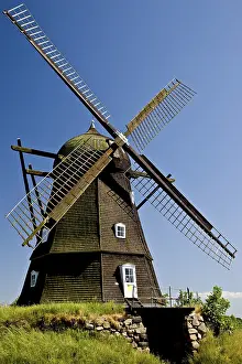 Scandinavian Architecture Prints: Old windmill, Melby, Denmark