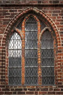 Framed Print : Gothic Style Old Windows Print Framed Print : Gothic Style Old Windows Print
