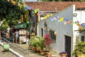 Images Dated 23rd August 2024: Olinda, Pernambuco Print - Tourist Shopping Street