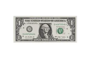 Currency Finance Prints: One-dollar-bill