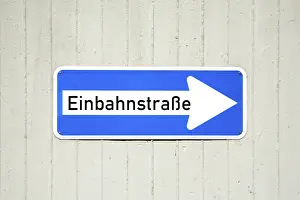 Road Transport Signage Prints: One-way