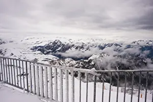 Snow Capped Mountains Southern Germany Prints: Another onset of winter in May