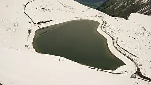 Mountain Peak Scenery Prints: Another onset of winter in May