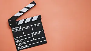 Hollywood Studio Shot Prints: Open clapperboard