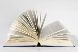 Symbolic Reading Image Prints: Opened up book