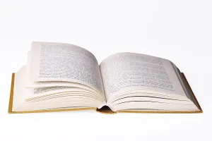Cracked Open Book Prints: Opened book, cutout