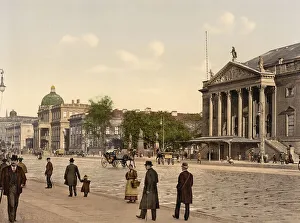 Historical Berlin Images Prints: The Opera Square, Berlin, 1895