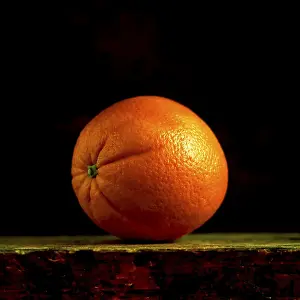 Orange Background Prints: Orange on a black background