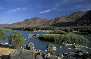 Namibian Mountains Prints: Oranje River, Namibia