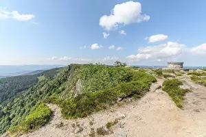 Springtime In Alsace France Prints: Orientation table in the High Vosges in spring