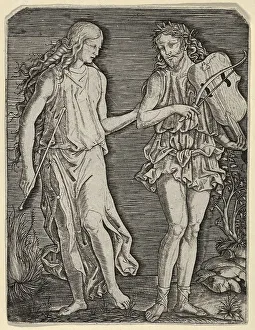 Historical Reproduction Prints: Orpheus and Eurydice, Eurydice