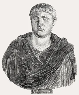 Ancient Rome Emperor Prints: Otho, Marcus Salvius Otho Caesar Augustus