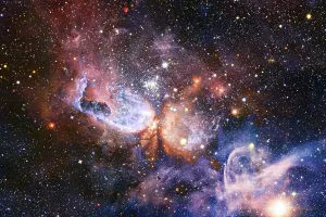 Beautiful Galaxy Print, Deep Space Cosmic Wallpaper