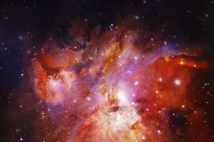 Astronomy Pictures Online Prints: Cluster of stars in deep space