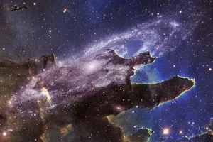 National Aeronautics Space Administration Prints: Deep space. Awesome science fiction render