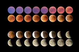 Lunar Eclipse Germany Prints: Lunar eclipse, 27.07.2018 22.28 to 28