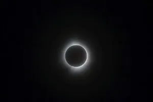 Print of Total Solar Eclipse over Quebec, Canada