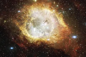 Deep Space Exploration Prints: Outer space, cosmic landscape. Nebula