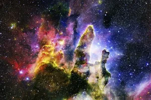 Nebula Print: Cosmic Landscape