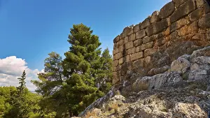Unesco World Heritage Greece Prints: Part of the outer wall, Cyclopian wall of the Acropolis