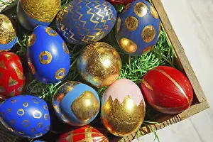 Easter Eggs Dresden Prints: Painted Easter eggs, Dresden, Saxony