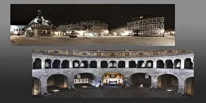 Collage Technique Prints: Panorama Collage Print from imageBROKER