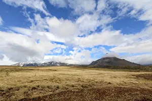 European National Parks Prints: Panoramic view of mountainous Hellnar