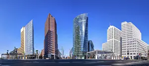 Central European Townscapes Photography Prints: panoramic view at the potsdamer platz, berlin