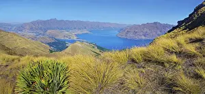 The Remarkables Mountain Range Prints: Panoramic view from summit of Ben Lomond