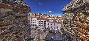 Images Dated 26th December 2024: Panoramic View from Tower of Bujaco Print, Caceres, Spain