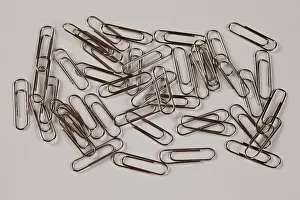 Office Supply Still Life Prints: Paper clips